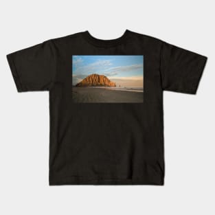 Morro Rock At Dawn Kids T-Shirt